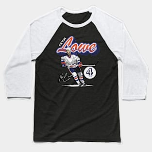 Kevin Lowe Edmonton Retro Script Baseball T-Shirt